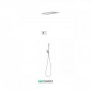Електронна душова система Tres Shower Technology з термостатом білий матовий 09286554BM