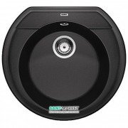 Мийка для кухні Blanco Rondoval 45 кругла з отвором під змішувач чорний 525962