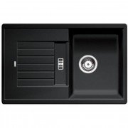 Мойка для кухни Blanco ZIA 45 S прямоугольная оборачиваемая с отверстием под смеситель черный 526013