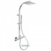 Душевая стойка Tres Class-Tres термостатическая c верхним и ручным душем хром 20539501