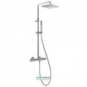 Душевая стойка Tres Class-Tres термостатическая c верхним и ручным душем хром 20538501