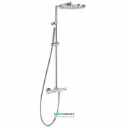 Душова стійка Tres Max-Tres термостатична з верхнім і ручним душем хром 06139301