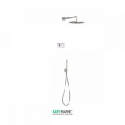 Електронна душова система прихованого монтажу Tres Shower Technology з термостатом сталь/білий 09286558AC