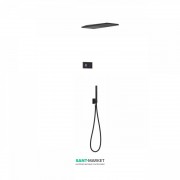 Электронная душевая система Tres Shower Technology с термостатом  черный матовый 09288554NM