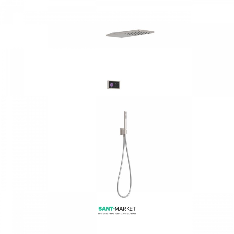 Электронная душевая система Tres Shower Technology с термостатом сталь 09288554AC