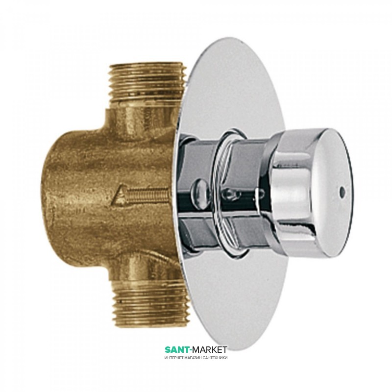 Зливний клапан для пісуара Tres Tempotres вбудовується хром 01220801