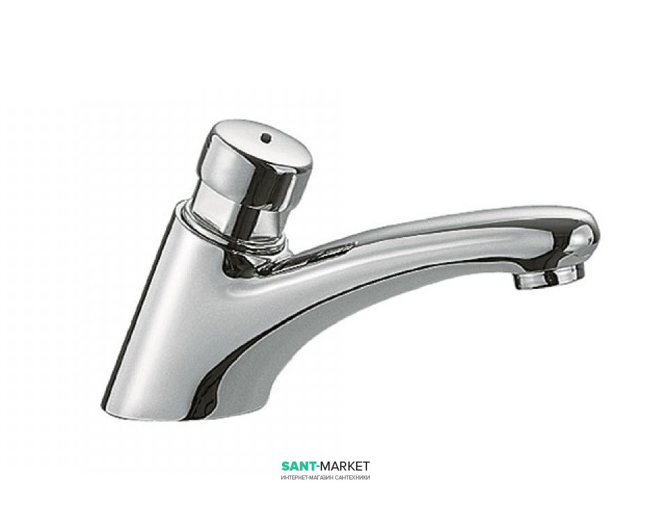 Кран для раковини Tres Tempotres з таймером хром 112103