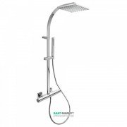 Душевая стойка Tres Class-Tres термостатическая c верхним и ручным душем хром 20539501