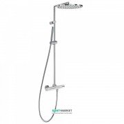 Душевая стойка Tres Max-Tres термостатическая c верхним и ручным душем хром 06139301