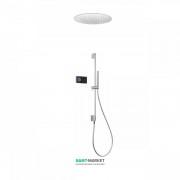 Электронная душевая система скрытого монтажа Tres Shower Technology с термостатом хром/черный 09288583