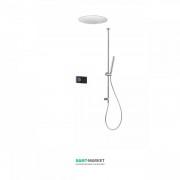 Электронная душевая система скрытого монтажа Tres Shower Technology с термостатом хром/черный 09288565