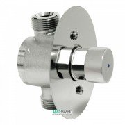 Кран для душа Tres Tempotres встраиваемый нажимной хром 112178