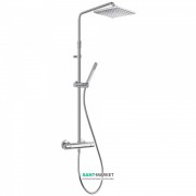 Душова стійка Tres Lex-Tres термостатичні c верхнім і ручним душем хром 190213