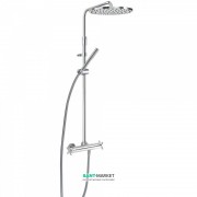 Душова стійка Tres Max-Tres термостатична з верхнім і ручним душем хром 06321101