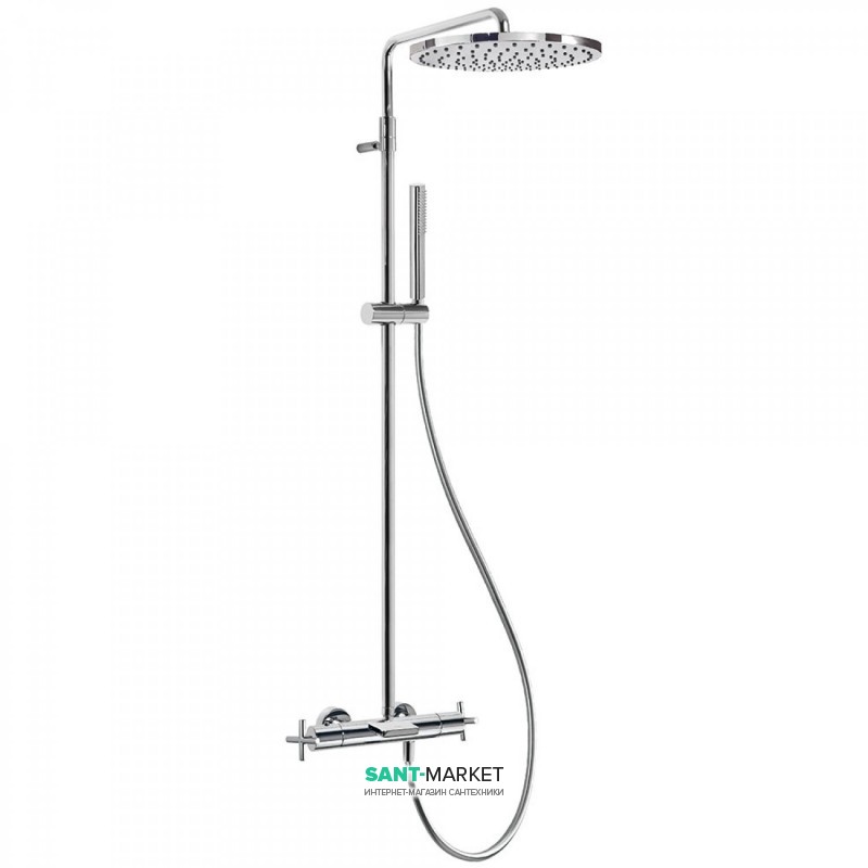  	Душевая стойка Tres Max-Tres термостатическая с каскадным изливом 06331201