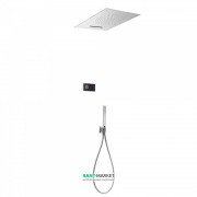 Електронна душова система прихованого монтажу Tres Shower Technology з термостатом хром/чорний 09288304