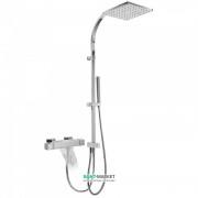 Душевая стойка Tres Cuadro-Tres термостатическая с каскадным изливом 00738502