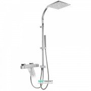 Душова стійка Tres Cuadro-Tres термостатична з каскадним виливом 00738502