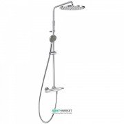 Душевая стойка Tres Max-Tres термостатическая c верхним и ручным душем хром 06121001