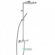 Душевая стойка Tres Max-Tres термостатическая c верхним и ручным душем хром 06339301