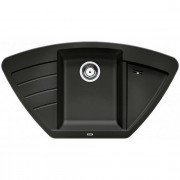 Мийка для кухні Blanco Zia 9 E врізна кутова крило зліва чорний 526031