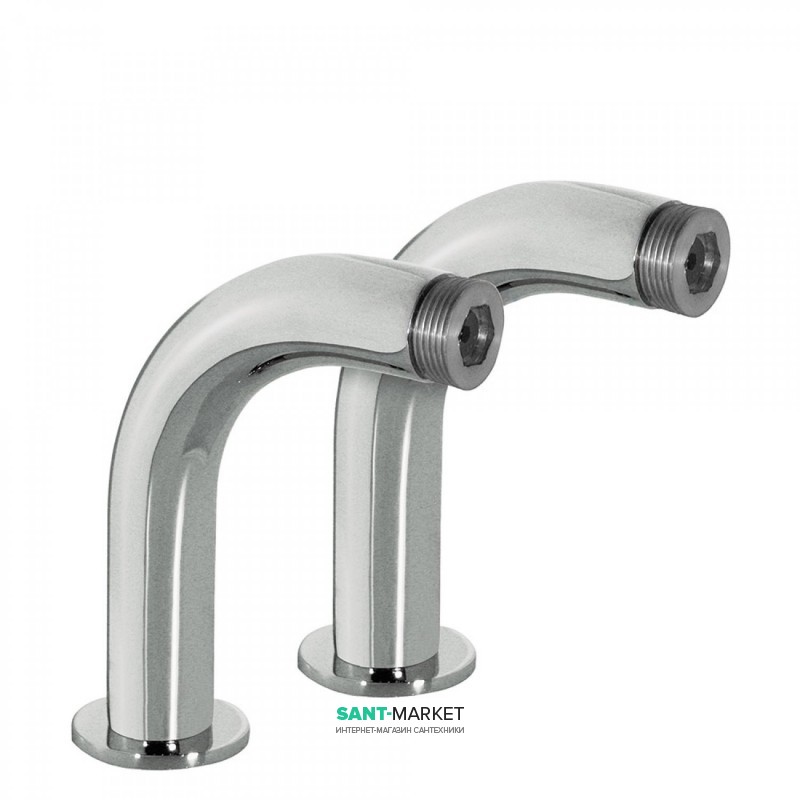 Адаптер Tres для вертикального кріплення змішувачів на борт ванни хром 29987001