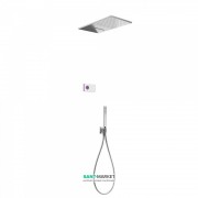 Електронна душова система прихованого монтажу Tres Shower Technology з термостатом хром/білий 09286308
