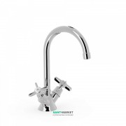 Смеситель для раковины Tres Tres-Clasic двухвентильный хром 24210901