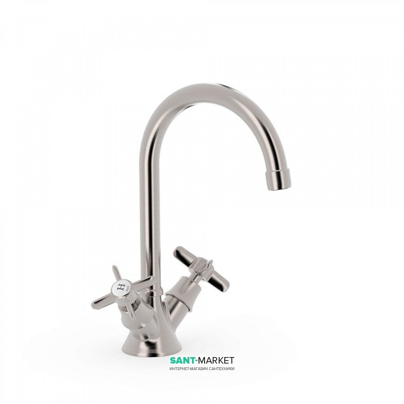 Змішувач для раковини Tres Tres-Clasic color двухвентильний сталь 24210901AC