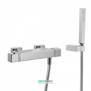 Термостат для душа Tres Cuadro-Tres с ручным душем хром 1071649