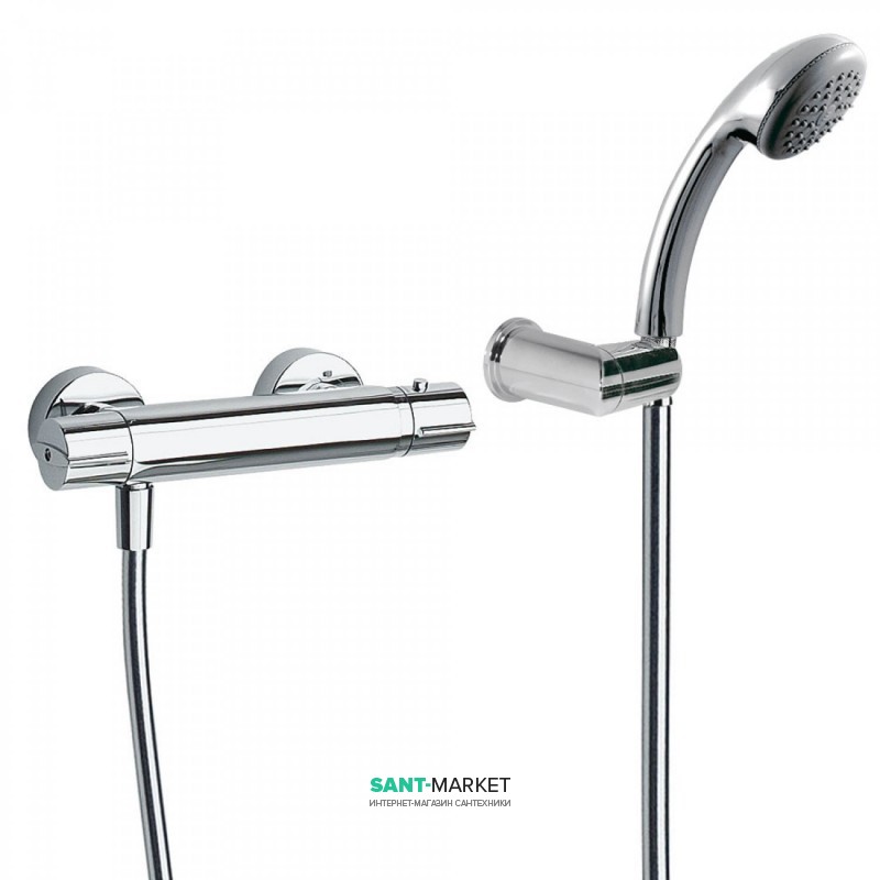 Термостат для душа Tres Eco-Term с ручным душем хром 09018601