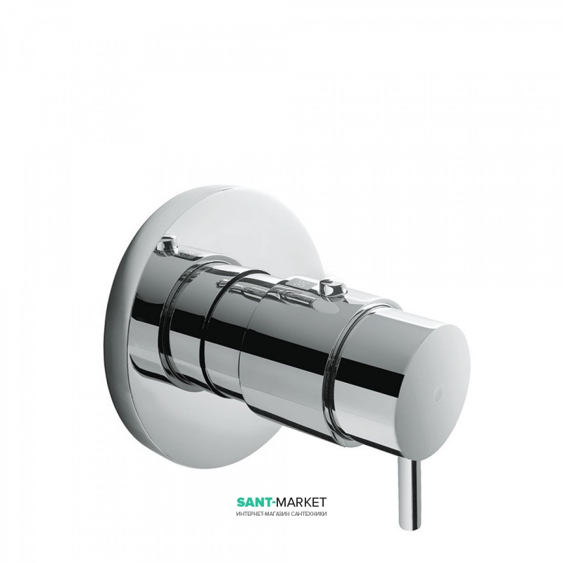 Термостат для душу Tres Tresmostatic одноважільний вбудовується хром 190547