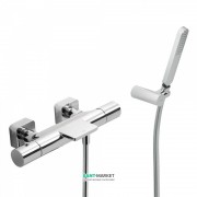 Термостат для ванной Tres Loft-Tres с каскадным изливом и ручным душем хром 20017409