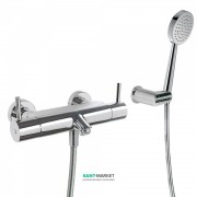 Термостат для ванной Tres Max-Tres двухрычажный с ручным душем хром 09097401