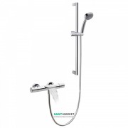 Термостат для ванни Tres Max-Tres з каскадним виливом та ручним душем хром 06217402