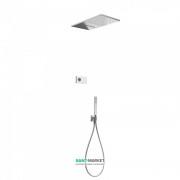 Електронна душова система прихованого монтажу Tres Shower Technology з термостатом хром/білий 09286308