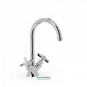 Змішувач для раковини Tres Tres-Clasic двухвентильний хром 24210901