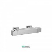 Термостат для душа Tres Cuadro-Tres двухвентильный хром 107164