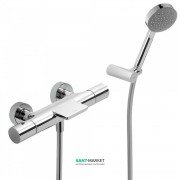 Термостат для ванной Tres Max-Tres с каскадным изливом и ручным душем хром 06117209