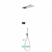 Електронна душова система прихованого монтажу Tres Shower Technology з термостатом хром/чорний 09288321