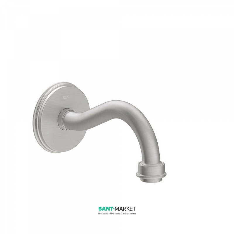 Излив для смесителя Tres Tres-Clasic настенный 165 мм сталь 24217302AC