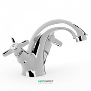 Смеситель для раковины Tres Tres-Clasic двухвентильный хром 24210201
