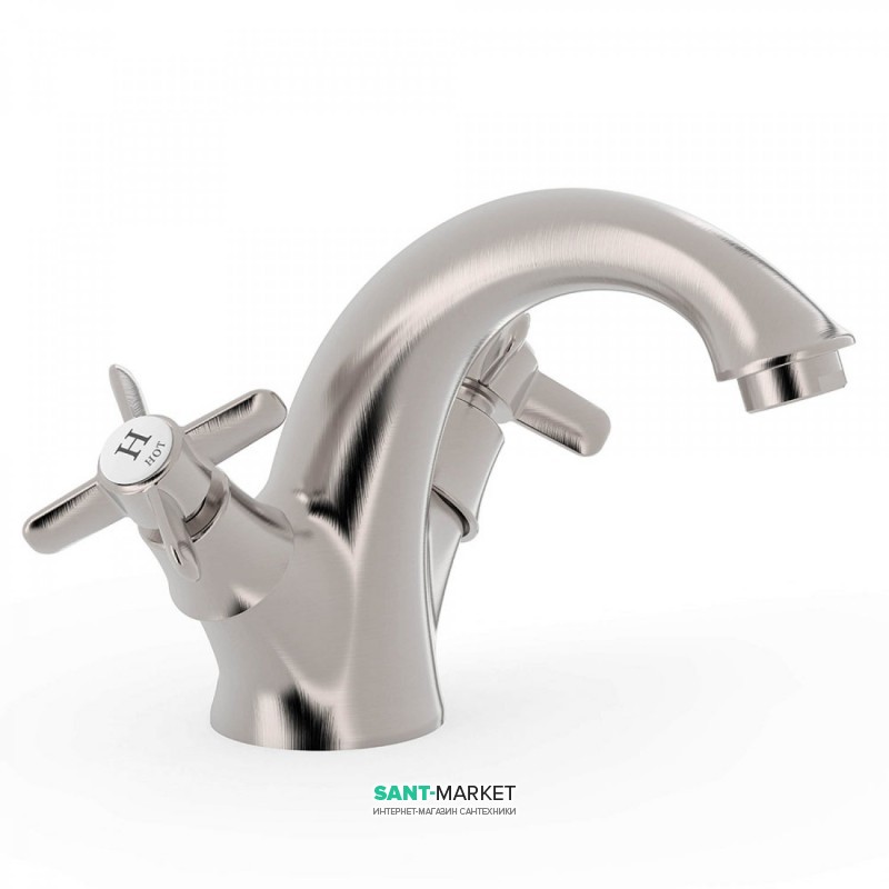 Змішувач для раковини Tres Tres-Clasic color двухвентильний сталь 24210201AC