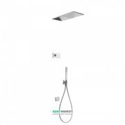 Електронна душова система прихованого монтажу Tres Shower Technology з термостатом і наповнювальним клапаном хром/білий 09286318