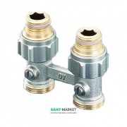 Прямой запорно-присоединительный узел Oventrop Multiflex F ZB 1/2