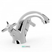 Смеситель для раковины Tres Tres-Clasic двухвентильный хром 24210201