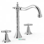 Змішувач для раковини Tres Tres-Clasic двухвентильний хром 24210501