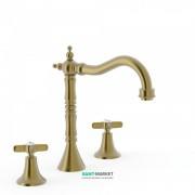 Смеситель для раковины Tres Tres-Clasic color состаренная латунь матовая 24210501LM