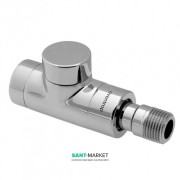 Проходной вентиль Oventrop Combi E на обратную подводку серии E хром 1167052