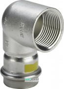 Угольник переходной 90° Viega Sanpress Inox G 0214.2 с SC‑Contur 28хRp1 нержавеющая сталь 486419
